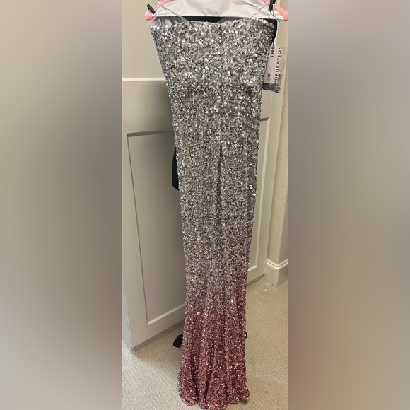 Dress The Population Sequin Gown-Small - Picture 4 of 9